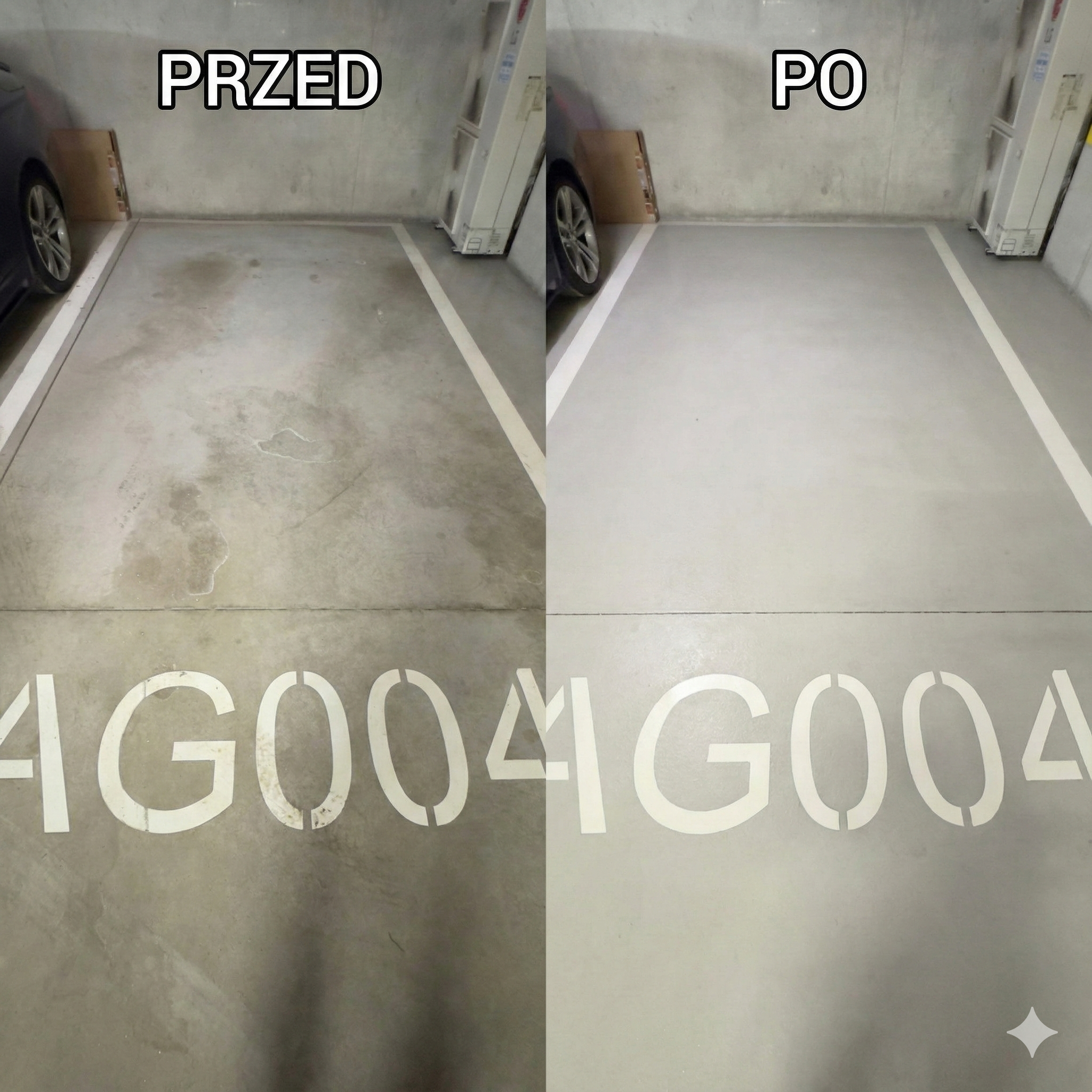 Profesjonalne mycie garaży podziemnych - kliknij aby powiększyć